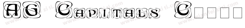AG Capitals C字体转换
